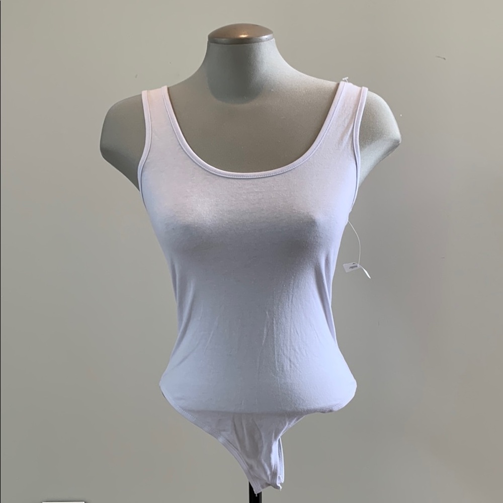 White Sleeveless Women's bodysuit